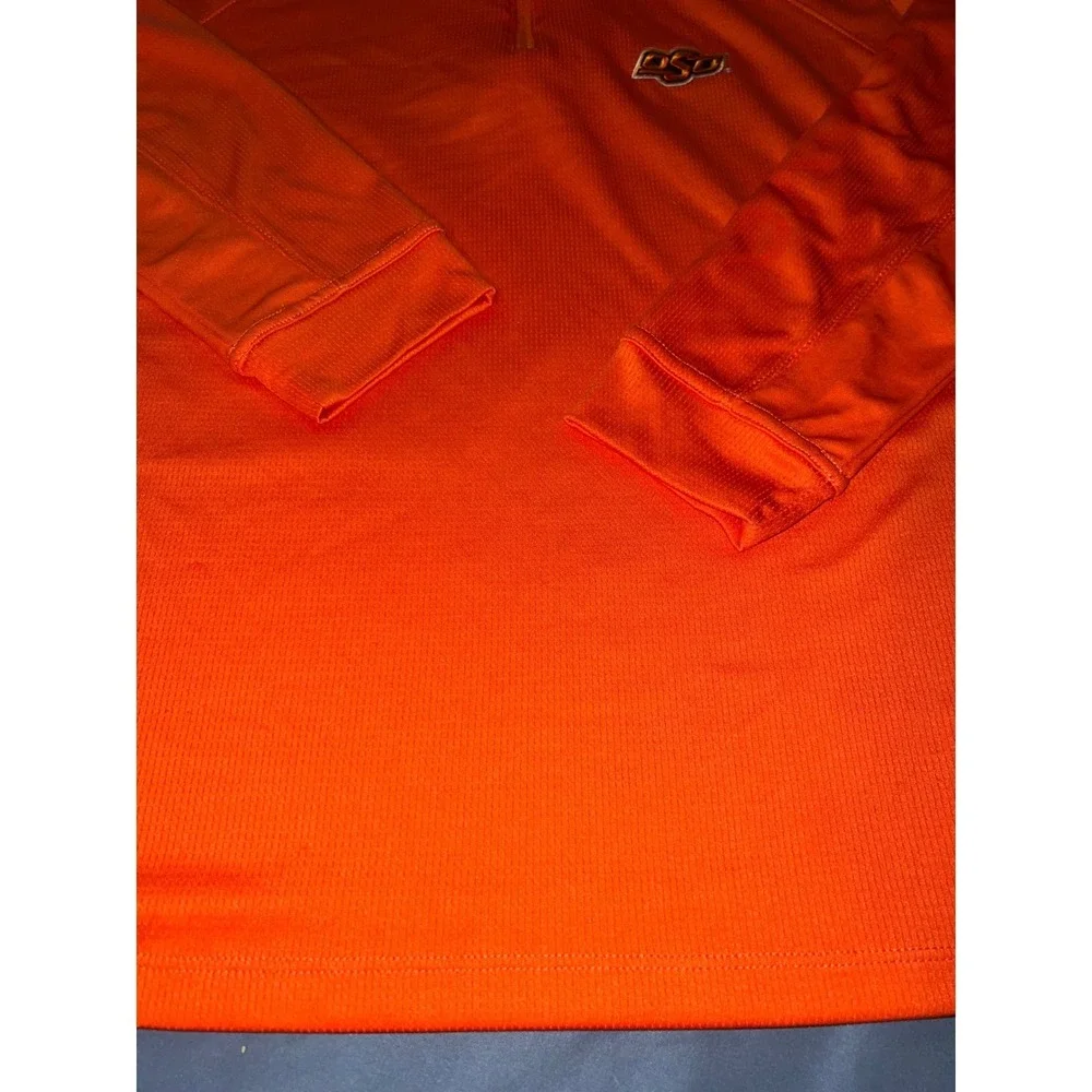 Jansport Oklahoma State University OSU Cowboys Quarter Zip Pullover Orange XL